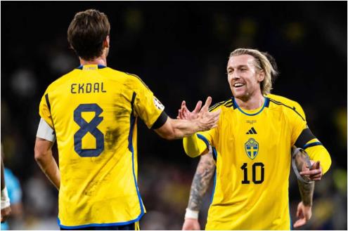 تصفيات يورو 2024.. السويد يفوز بثنائية على إستونيا.. وليختنشتاين ينهي مشاركته بلا نقاط